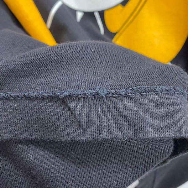 【曜日割引対象外】 US古着 ディズニー Disney 激おこドナルド ぶち抜き両面TシャツMICKEY＆CO. Tシャツ ブラック 201MT-3643 VB