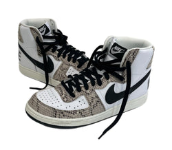 ナイキ NIKE TERMINATOR HIGH ターミネーター ハイ スネークスキンプリント FB1318-100 メンズ靴 スニーカー ホワイト 28cm 101sh-2229