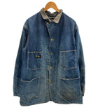 オシュコシュ OSHKOSH B'GOSH 60's 60年代 デニム カバーオール チョアコート ブランケット付き ライナー 横縞 VINTAGE ヴィンテージ ジャケット ブルー 101MT-5080