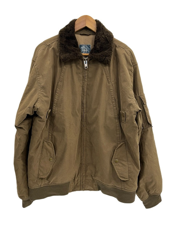 ステューシー STUSSY  フライトジャケット ミリタリージャケット Vintage ヴィンテージ ジャケット カーキ Mサイズ 101MT-4631