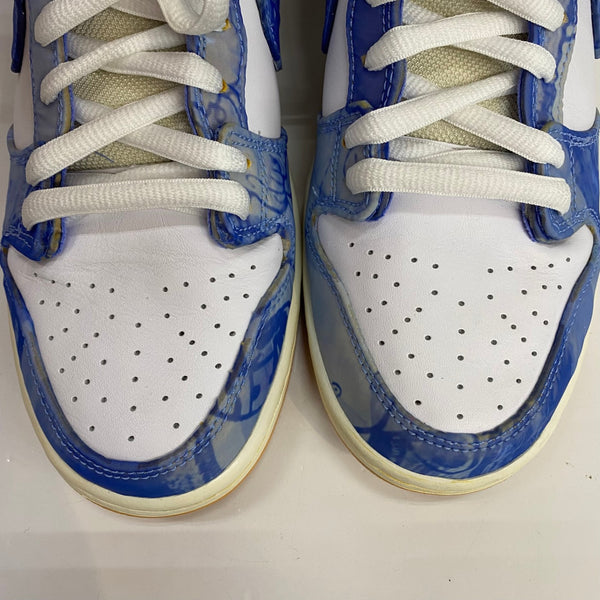 ナイキ NIKE SB ダンク×カーペットカンパニー  ハイ ロイヤルパルス Carpet Company × Nike SB Dunk High Royal Pulse コラボ CV1677-100  メンズ靴 スニーカー ブルー 27cmサイズ 201-shoes1285