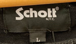 ショット SCHOTT ネイバーフッド NEIGHBORHOOD ロングスリーブTシャツ スカル 黒 ロンT プリント ブラック Lサイズ 101MT-2352