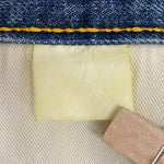 エヴィス EVISU ナンバーツー No2 イエローカモメ デニム ネイビー 33ⅹ35サイズ 201MB-1128