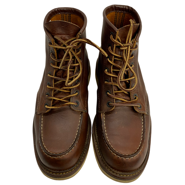 【曜日割引対象外】 レッドウィング RED WING アイリッシュセッター CLASSIC MOC TOE USA製 9D 1907 メンズ靴 ブーツ ワーク ブラウン 27cmサイズ 201-shoes1560 VB
