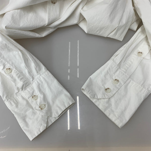 ヴェリテクール Veritecoeur ロングシャツ 長袖シャツワンピース ST-106 長袖シャツ ホワイト フリーサイズ 201LT-420