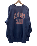 【曜日割引対象外】 チャンピオン Champion 90s REVERSE WAVE USA製 COLLEGE  スウェット ネイビー XXLサイズ 201MT-2809 VB