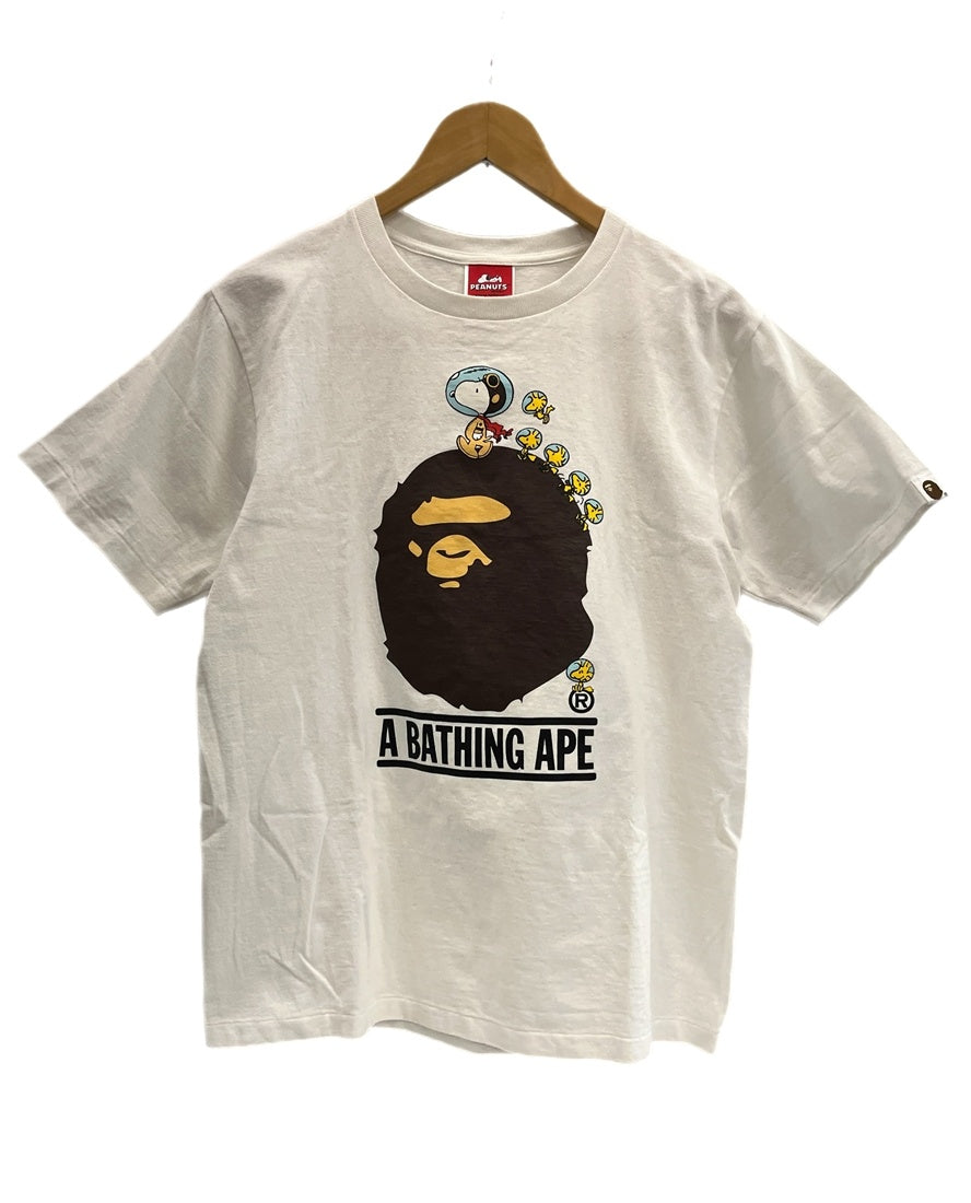 BAPE KIDS Snoopy コラボ Tシャツ ⑳ スヌーピーTシャツ100cm白BAPE