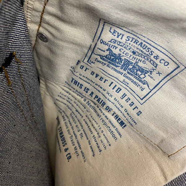 【曜日割引対象外】 リーバイス Levi's 90's 501 BIG E 60's 復刻 95年製 USA製 555 バレンシア デッドストック W32 デニム ブルー 32×36サイズ 201MB-1100 VB