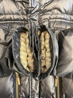 バーバリー Burberry BLACKLABEL ブラックレーベル ダウンジャケット 黒 BMP70-534-09 ジャケット ブラック Lサイズ 101MT-4951