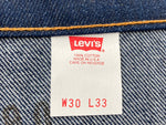 リーバイス Levi's 90s 90年代 517 デッドストック フレア ジーパン ジーンズ Vintage ヴィンテージ 濃紺 青 無地 デニム ネイビー W30 L33 104MB-225