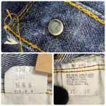 【曜日割引対象外】 リーバイス Levi's 70's 501 66後期 刻印6 USA製 デニム ブルー W35 L30サイズ 201MB-1160 VB