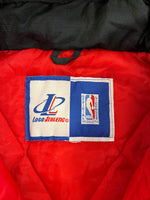 US US古着 Chicago Bulls シカゴ ブルズ 中綿ジャケット 赤 黒 ジャケット ブラック 101MT-5390