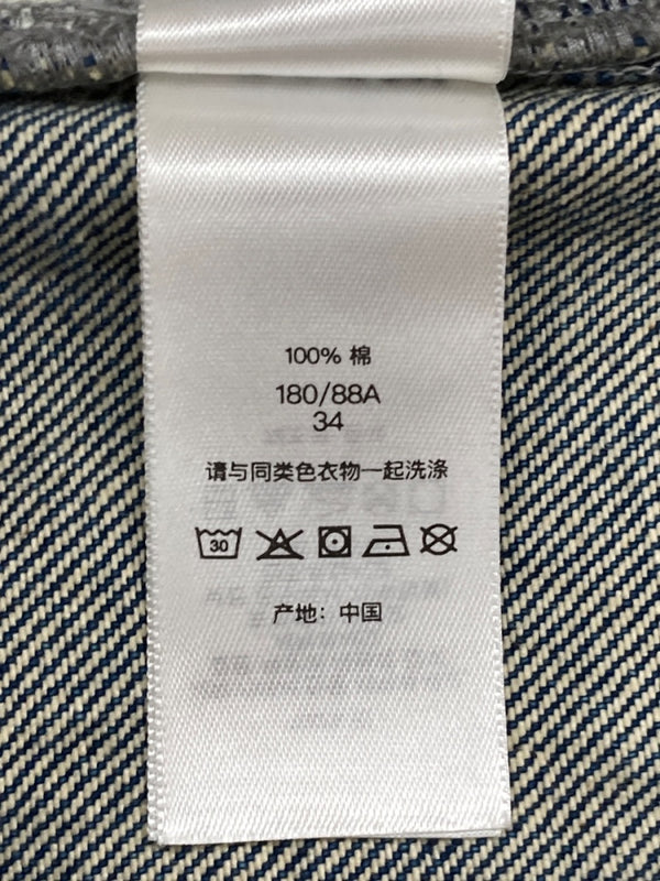 シュプリーム SUPREME × HYSTERIC GLAMOUR ヒステリックグラマー 24FW Cars Baggy Jean バギー ジーンズ 青 総柄 デニム ブルー サイズ 34 104MB-291
