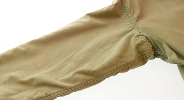 ミリタリーアイテム Military items 1986年会計 80s US NAVY A-2 DECK JACKET デッキジャケット 8415-00-753-5613 ジャケット カーキ Lサイズ 103MT-1692