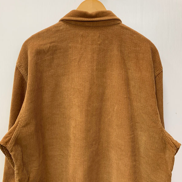 Stussy コーデュロイジャケット ブラウンworkgear Lサイズ ステューシー STUSSY 22AW Wide Wale Cord Zip コーデュロイ
