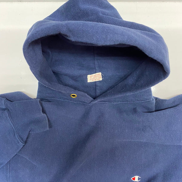 【曜日割引対象外】 チャンピオン Champion 90's リバースウィーブ USA製 パーカ ネイビー XLサイズ 201MT-4782 VB