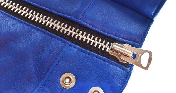 レトログレード Retro Grade Seep LETHER W RIDERS JACKET シープレザー ダブル ライダース ジャケット 793-4950002 ジャケット ブルー Mサイズ 103MT-3114