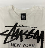 ステューシー STUSSY × mastermind JAPAN 8 Ball Skull Tee Tシャツ ホワイト Mサイズ 201MT-2766