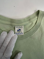 パタゴニア PATAGONIA 90s Vintage ヴィンテージ Beneficial T's  USA製 オーバルロゴ プリントTシャツ Tシャツ グリーン Sサイズ 101MT-4737