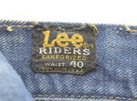 リー Lee 60s Vintage 101Z サイド黒タグ セミオートタロン ボタン裏7 脇割 60's ヴィンテージ デニム ブルー 40 103MB-465