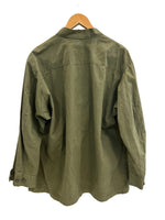 ミリタリー Military 60s 60's U.S.ARMY JUNGLE FATIGUE COAT ジャングル ファティーグ ジャケット 4th リップストップ DSA 101-69-C-1127 ジャケット カーキ Lサイズ 101MT-4438