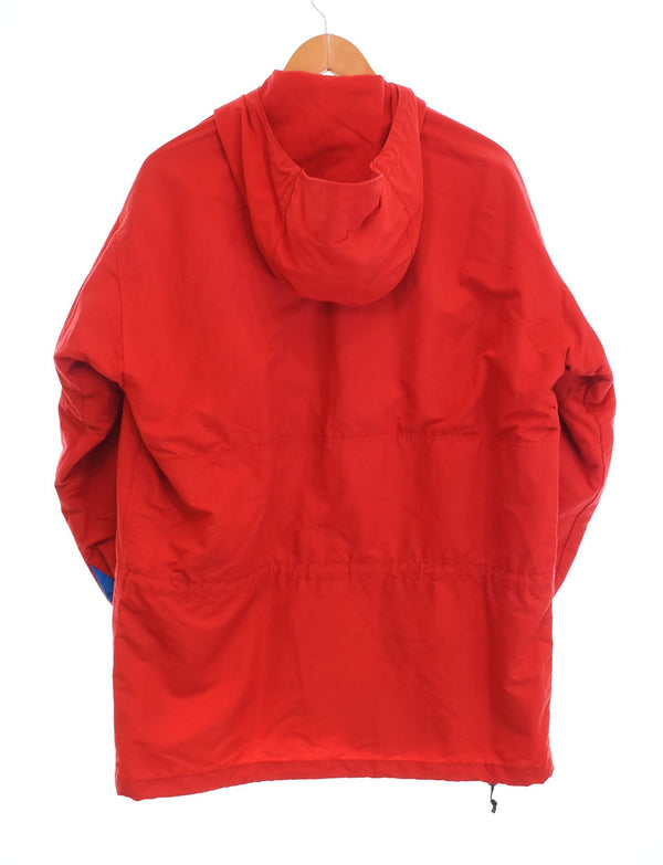 パタゴニア PATAGONIA 80年代 BACK BOWL ANORAK バック ボウル アノラック 初期 三角タグ 80s 80's MADE IN HONG KONG ジャケット レッド Mサイズ 103MT-2442