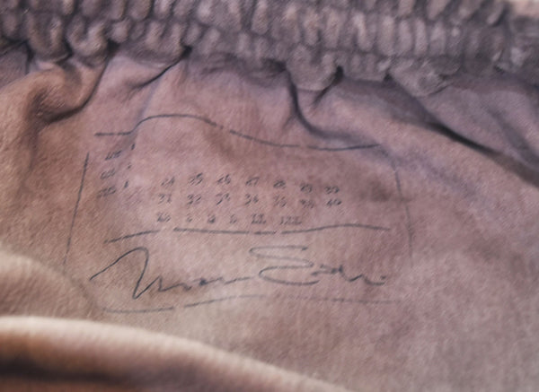 マレアエッレ MAREA ERRE ゴート スエード ショーツ 茶 ハーフパンツ ブラウン Lサイズ 103MB-542