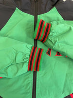 シュプリーム SUPREME 21AW SUPREME×New York Yankees Track Jacket ニューヨークヤンキーズ コラボ トラックジャケット ナイロンジャケット ロゴ刺繍 緑 ジャケット グリーン Mサイズ 101MT-5052