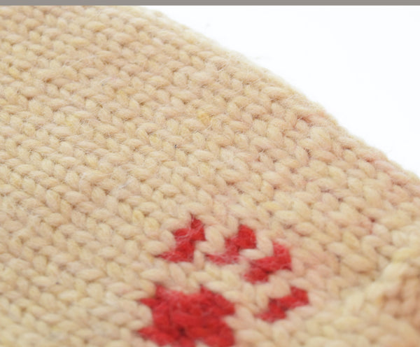 東洋エンタープライズ TOYOENTERPRISE CHESWICK カウチンセーター Made in CANADA 狼柄 ウルフ柄  Wolf Pattern アイボリー 38 ジャケット ホワイト 103MT-3109