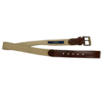 【曜日割引対象外】 【中古】キャピタル KAPITAL Leather Canvas Belt ローラー ベルト・サスペンダー メンズベルト ブラウン 201goods-598 VB