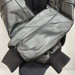 【曜日割引対象外】 ステアブランド STEER BRAND 90's USA製 ウール スタジャン ジャケット ブラック Lサイズ 201MT-4608 VB