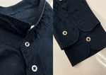 メゾンマルジェラ Maison Margiela BUTTONDOWN SHIRT ボタンダウン シャツ ここのえ期 長袖 紺 サイズ 46 長袖シャツ 無地 ネイビー 104MT-2135