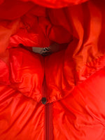 ピレネックス Pyrenex MARGAUX Down Jacket マルゴー ジップアップダウンジャケット ダウンコート  朱色系 ビビッドカラー フード付き HWM001 ジャケット サイズ36 101LT-152
