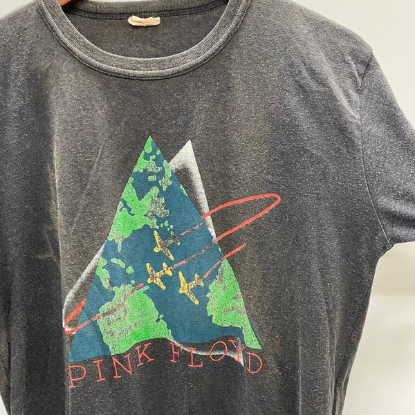 【曜日割引対象外】 ヴィンテージ vintage 80's ピンクフロイド PINK FLOYD カナダ製 Tシャツ ブラック XLサイズ 201MT-4542 VB