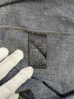 フォーティーファイブアールピーエム 45RPM リネン混 コットンベスト 麻 綿 5067182 ベスト ブルー サイズ0 101LT-209