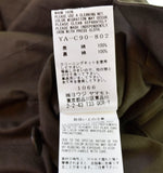 ワイズ Y's バングオン ジップ ロングコート カーキ YA-C90-802　 2 ジャケット 無地 カーキ 103MT-572