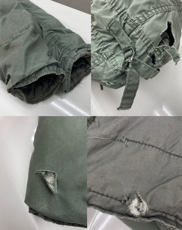 ミリタリー Military N-3B FLIGHT JACKET フライト ジャケット ジップアップ ファー フード 軍物 ARMY アウター 灰 ジャケット 無地 グレー Sサイズ 104MT-1869