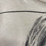 【曜日割引対象外】 バンド band 90's ニルバーナ NIRVANA カートコバーン追悼 KURT COBAIN MEMORIAL MONOCHROME GIANT Tシャツ ホワイト Lサイズ 201MT-3625 VB