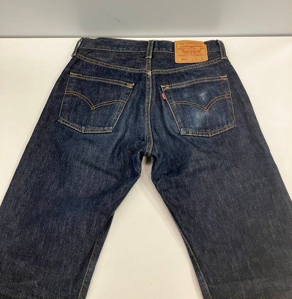 リーバイス Levi's 90's 90年代 501XX ボタン裏553 アメリカ製 MADE IN USA リジット 濃紺 VINTAGE ヴィンテージ デニム ブルー W30L36 101MB-733