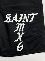 セントマイケル SAINT MICHAEL 23SS SWIMMING SHORT スイミング ショーツ ハーフ ショート パンツ 短パン 黒 ロゴ SM-S23-0000-065 ハーフパンツ ブラック Sサイズ 104MB-406