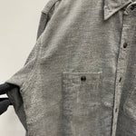 【曜日割引対象外】 ヴィンテージ vintage 40's President ワークシャツ ネルシャツ 長袖シャツ ブラック 16サイズ 201MT-4853 VB