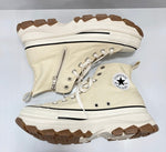 コンバース CONVERSE トレックウエーブ Z HI バターホワイト ハイカット 厚底 サイドジップ 生成 クリーム 1SD838 メンズ靴 スニーカー ホワイト JPN27.5 27.5cm 101-shoes1599
