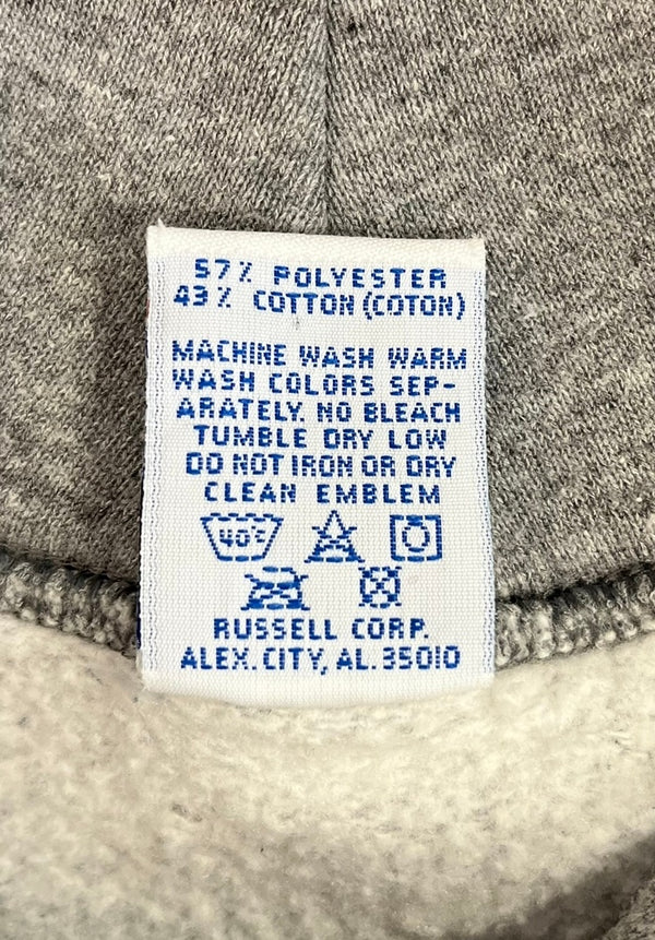 ラッセルアスレチック RUSSELL ATHLETIC 90s 90’s フロントロゴ フーディ vintage ヴィンテージ USA製 アメリカ製 パーカ グレー Lサイズ 101MT-4311