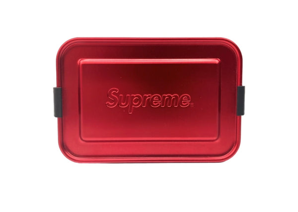 シュプリーム SUPREME 18SS SIGG Small Metal Box Plus メタル ボックス エンボス 小物入れ 赤 その他 ロゴ レッド 104Z-9