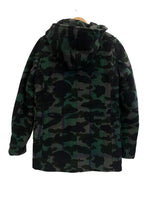 ア ベイシング エイプ A BATHING APE ダッフルコート カモフラ 迷彩 猿