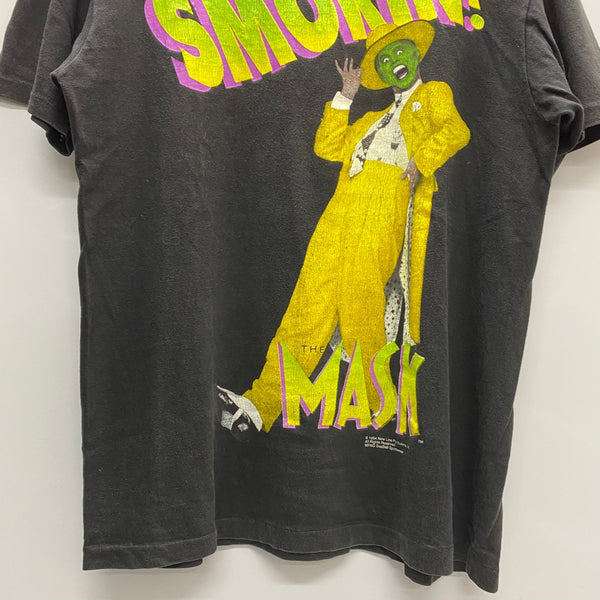 【曜日割引対象外】 ヴィンテージ vintage 90's THE MASK SMOKIN! 1994年 ムービー Tシャツ ブラック Mサイズ 201MT-4282 VB