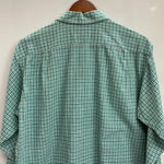 【曜日割引対象外】 ヴィンテージ vintage 50's~ Dunhill Cotton Check Shirts 長袖シャツ グリーン Mサイズ 201MT-4379 VB