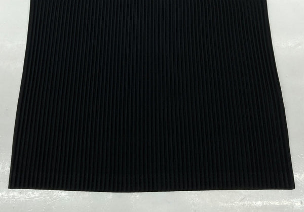 イッセイミヤケ ISSEY MIYAKE HOMME PLISSE オム プリッセ L/S PLEATS プリーツ カットソー 長袖 黒 HP55JK421  サイズ 3 ロンT 無地 ブラック 104MT-1012
