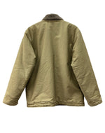 ミリタリー Military DECK JACKET デッキ ジャケット ミリタリー ジップアップ 裏ボア 海軍 軍物 アウター 緑 ジャケット 無地 カーキ Lサイズ 104MT-1806