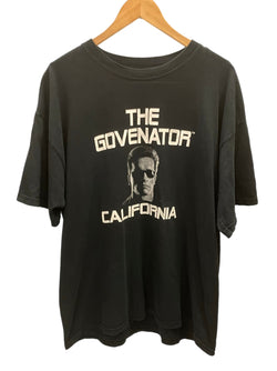 ヴィンテージ Vintage 00s 00's GILDAN THE GOVERNATOR CALIFORNIA アーノルドシュワルツェネッガー XL Tシャツ プリント ブラック LLサイズ 101MT-2557